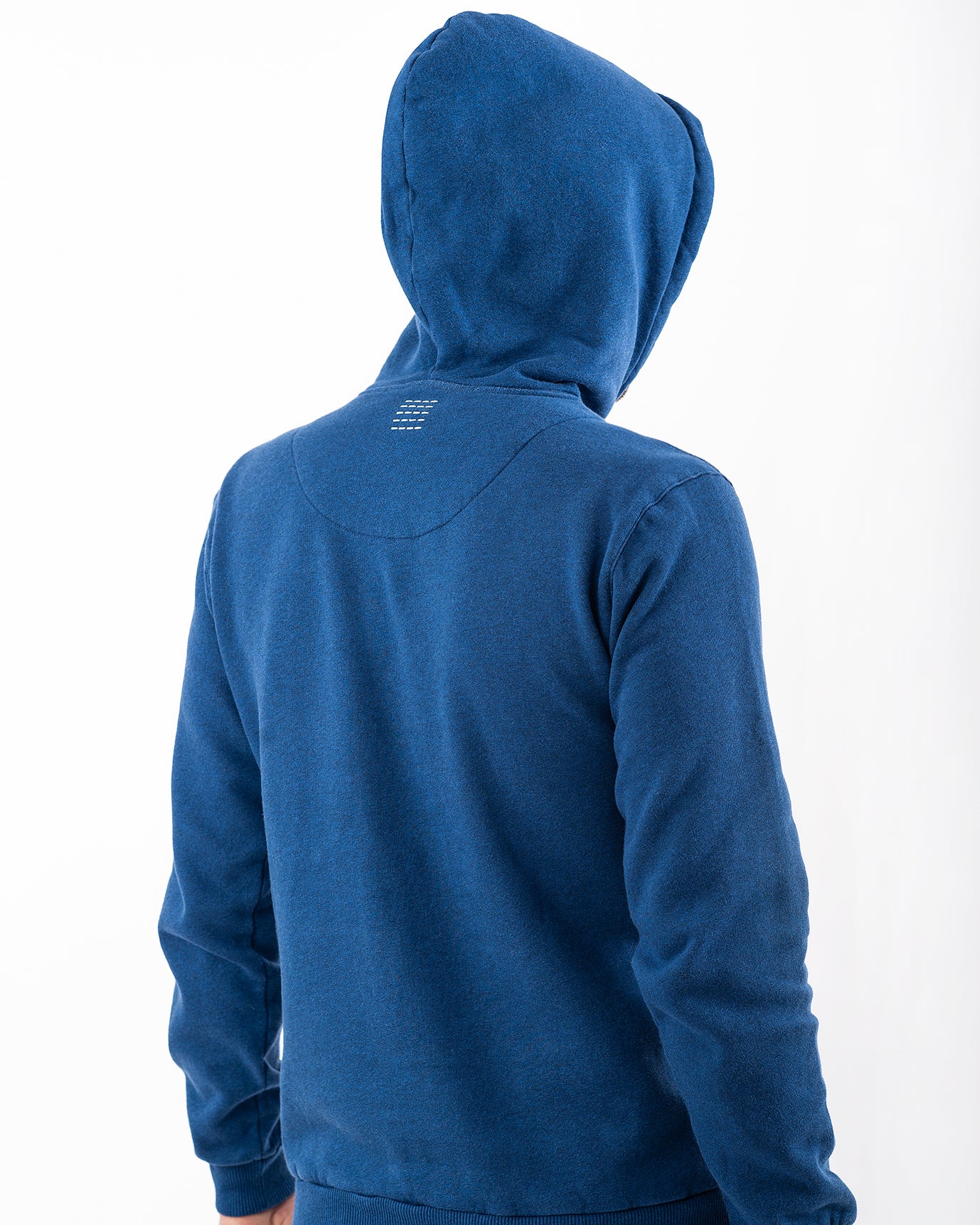 HOODIE BLUE MELANGE-Hoodie-Blankdays