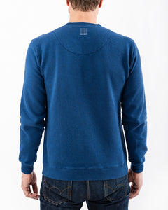 SWEATSHIRT BLUE MELANGE-Sweatshirt-Blankdays