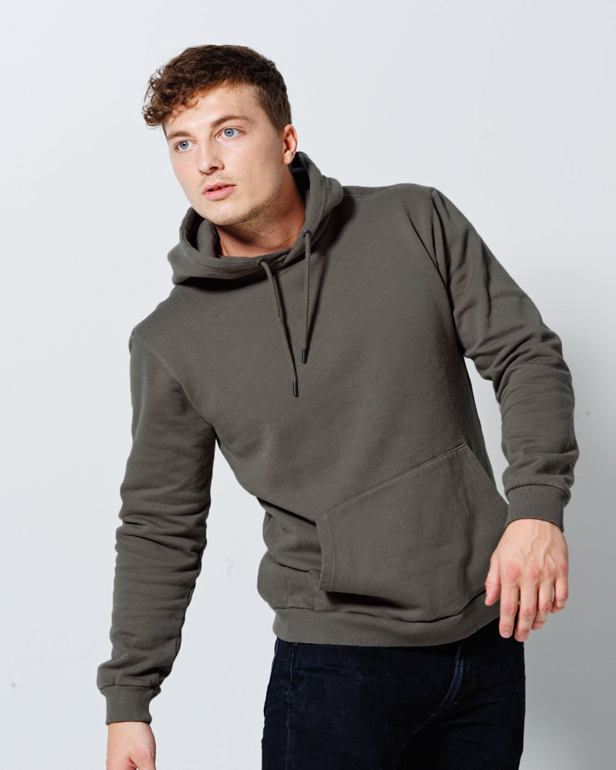 HOODIE ARMY OLIVE-Hoodie-Blankdays