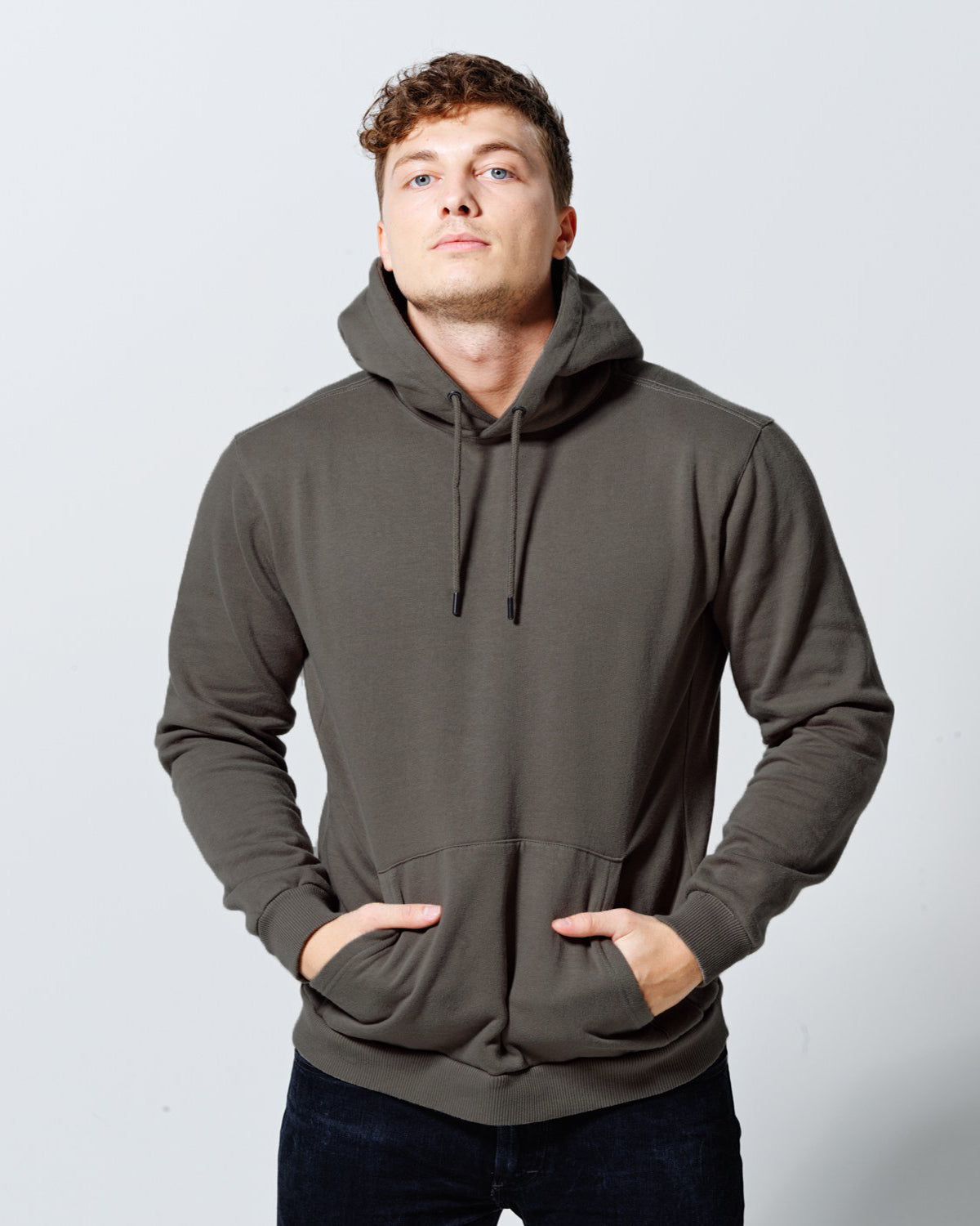 HOODIE ARMY OLIVE-Hoodie-Blankdays