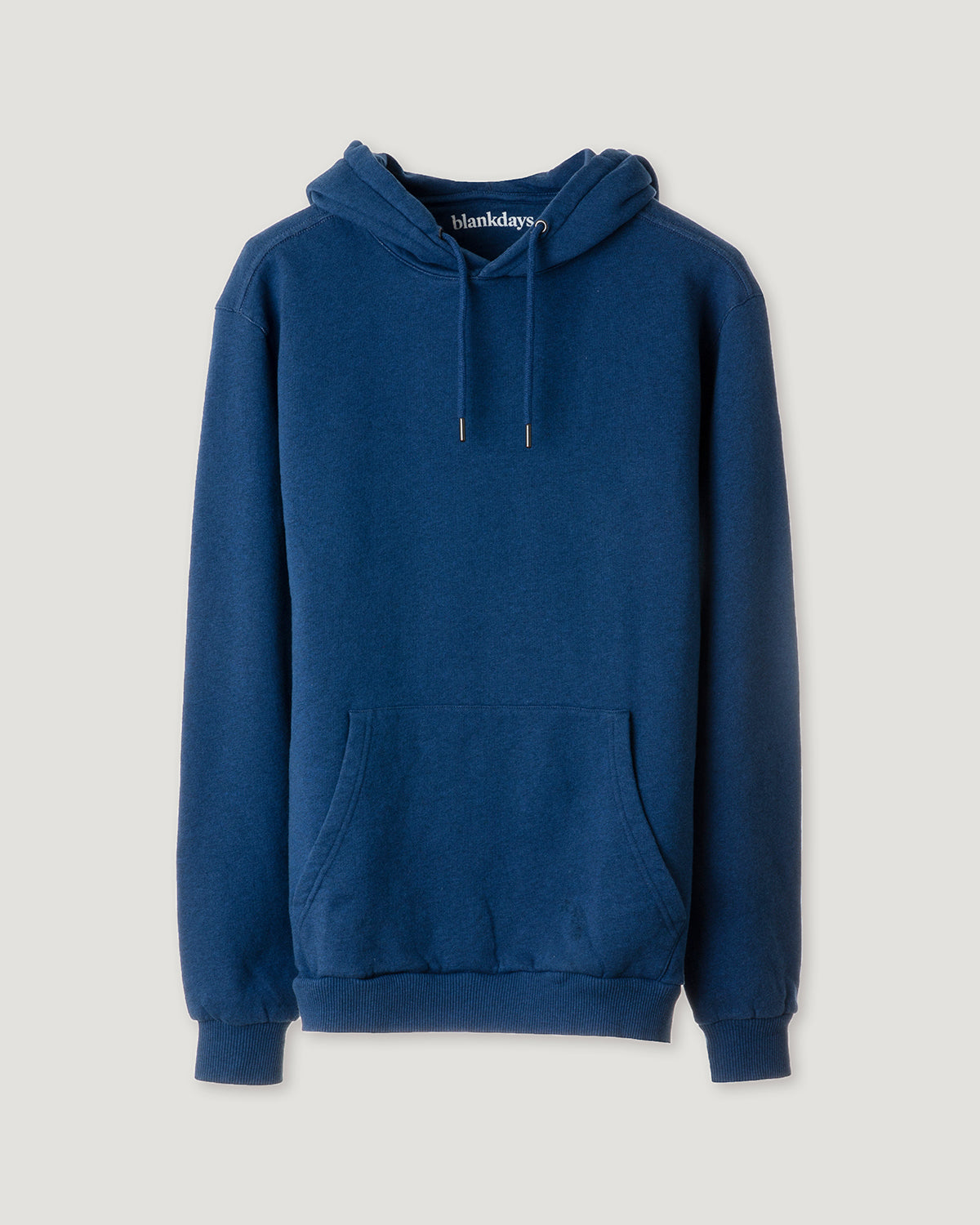 HOODIE BLUE MELANGE-Hoodie-Blankdays