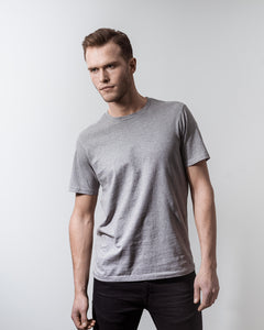 T- SHIRT GREY MELANGE-T-shirt-Blankdays