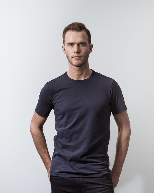T- SHIRT NAVY-T-shirt-Blankdays