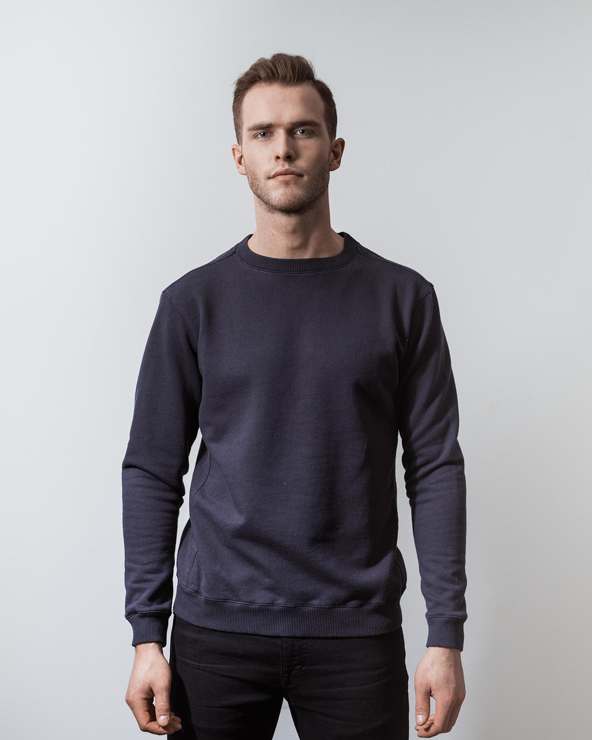 SWEATSHIRT NAVY-Sweatshirt-Blankdays