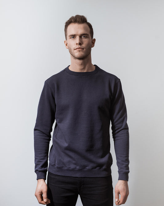 SWEATSHIRT NAVY-Sweatshirt-Blankdays