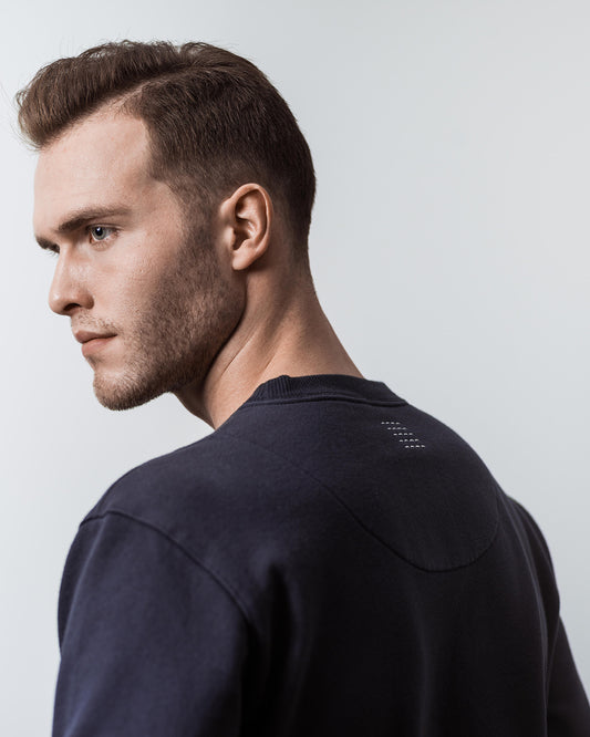 SWEATSHIRT NAVY-Sweatshirt-Blankdays