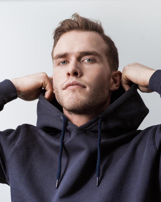 HOODIE NAVY-Hoodie-Blankdays