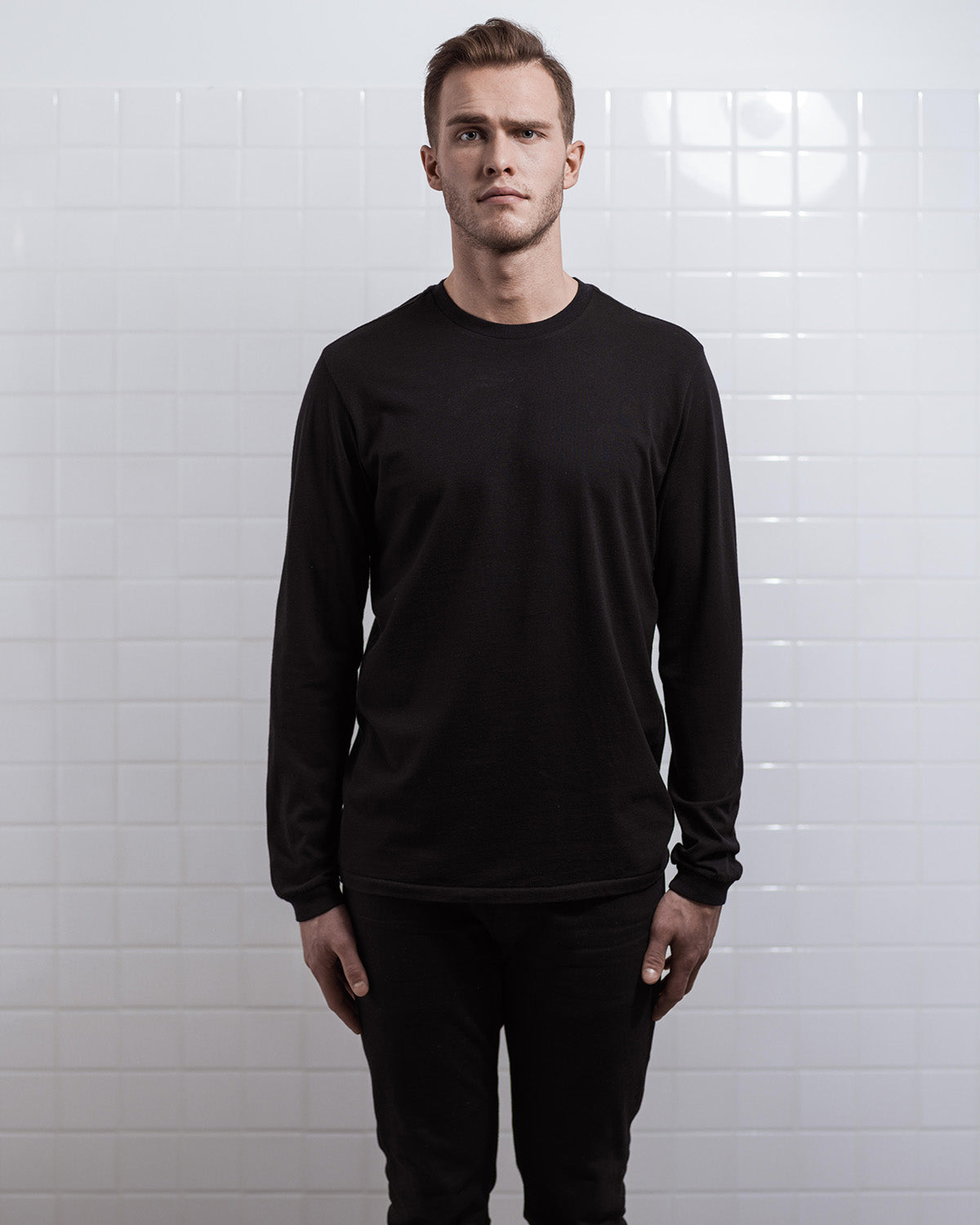 LONG SLEEVE BLACK-Long Sleeves-Blankdays