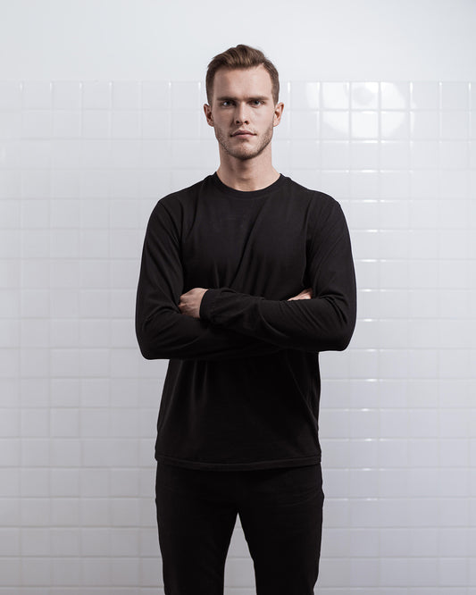 LONG SLEEVE BLACK-Long Sleeves-Blankdays