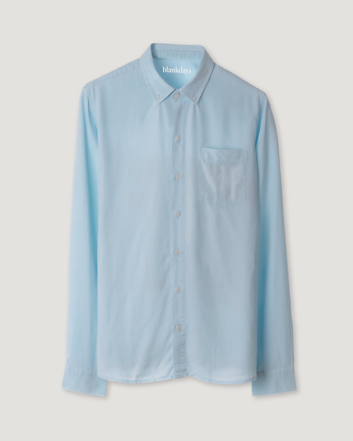 TENCEL SHIRT SKY BLUE-shirts-Blankdays