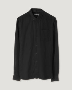 TENCEL SHIRT BLACK-shirts-Blankdays