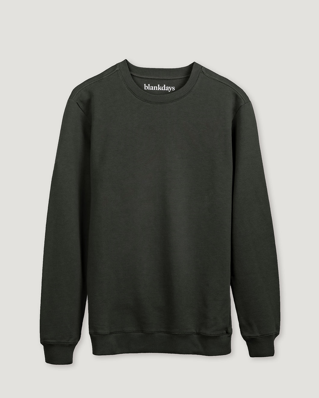 TENCEL™ SWEATSHIRT DARK OLIVE