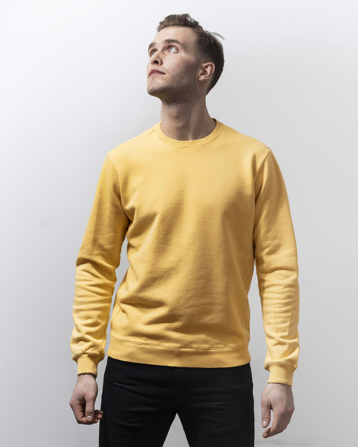 SWEATSHIRT SURF YELLOW-Sweatshirt-Blankdays