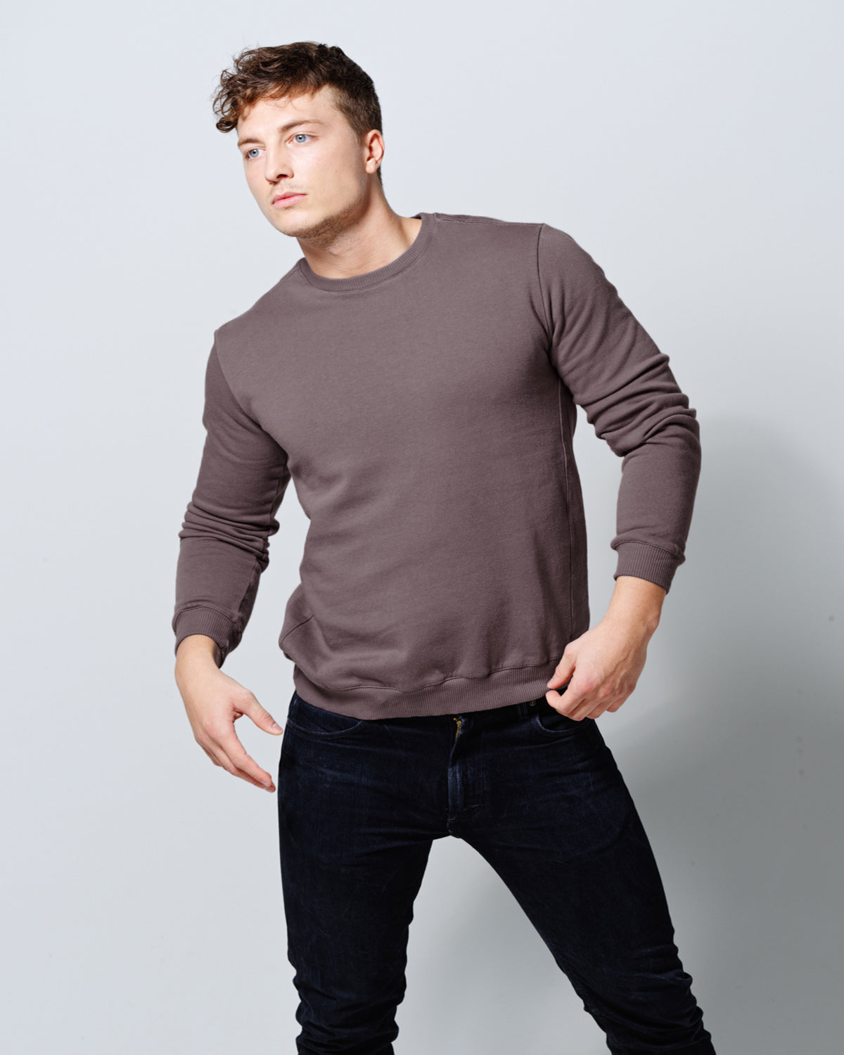 SWEATSHIRT PALE LILAC-Sweatshirt-Blankdays