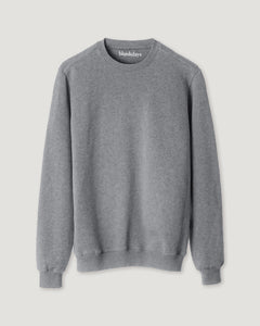 SWEATSHIRT GREY MELANGE-Sweatshirt-Blankdays