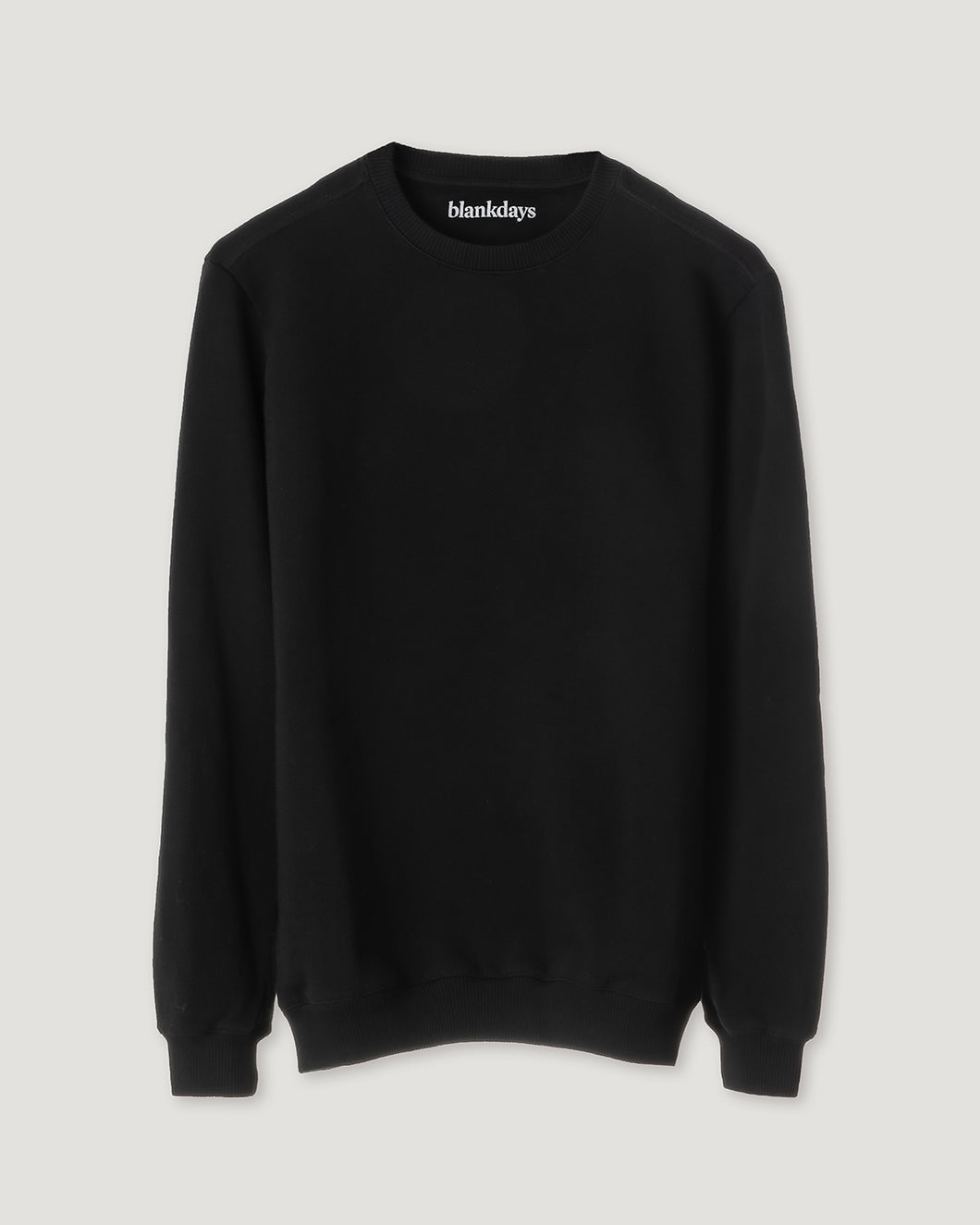 SWEATSHIRT BLACK-Sweatshirt-Blankdays