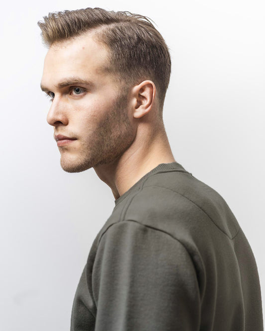 SWEATSHIRT ARMY OLIVE-Sweatshirt-Blankdays