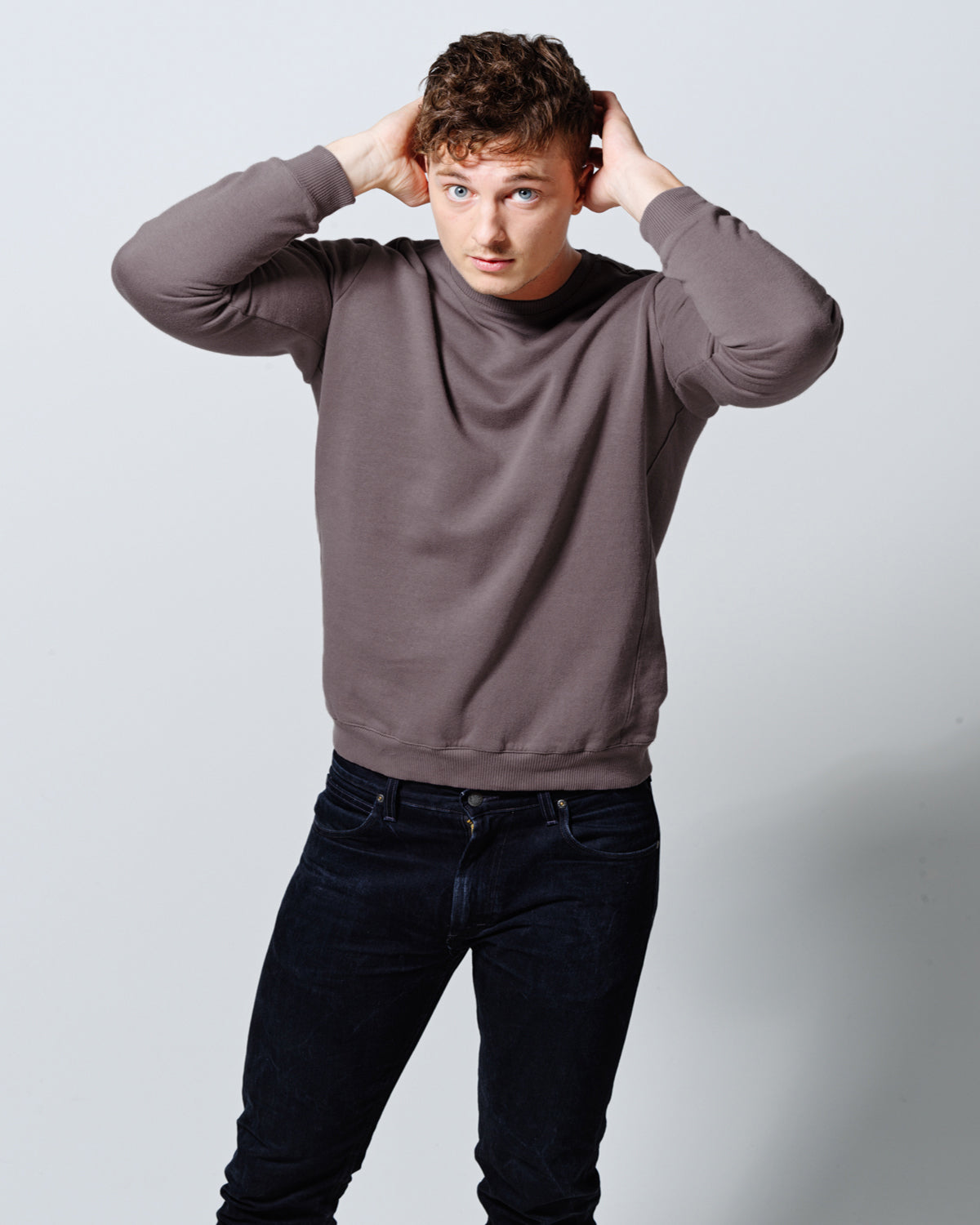 SWEATSHIRT PALE LILAC-Sweatshirt-Blankdays