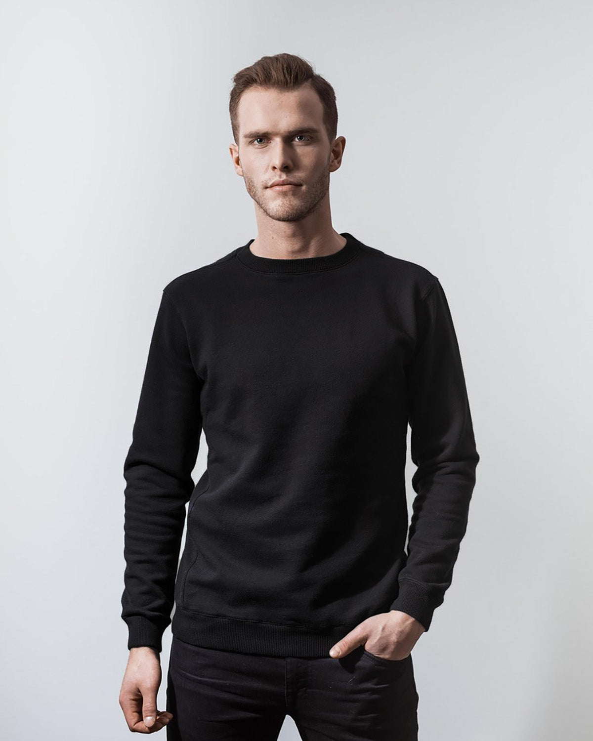 SWEATSHIRT BLACK-Sweatshirt-Blankdays