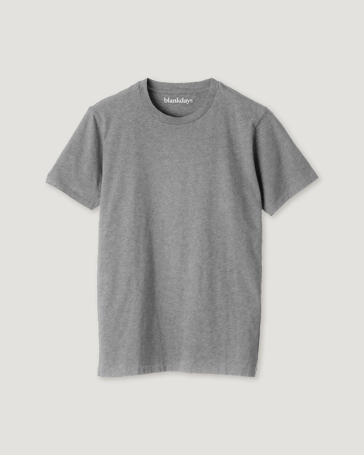 T- SHIRT GREY MELANGE-T-shirt-Blankdays