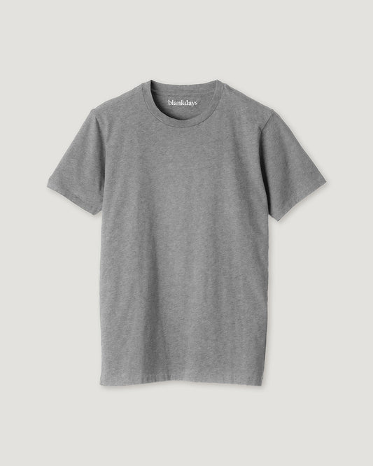T- SHIRT GREY MELANGE-T-shirt-Blankdays