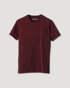 T- SHIRT DEEP BURGUNDY-T-shirt-Blankdays