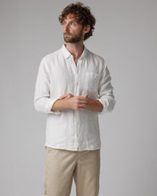 Load image into Gallery viewer, THE LINEN SHIRT WHITE

