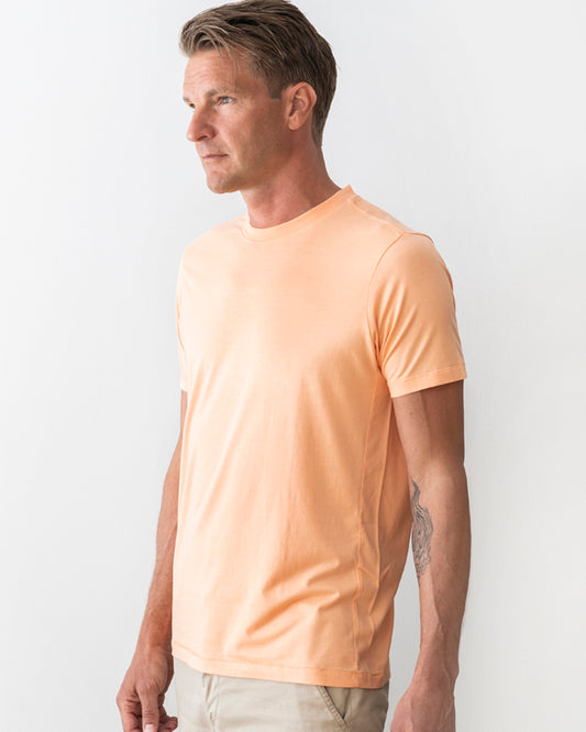 THE TENCEL T- SHIRT APRICOT ORANGE