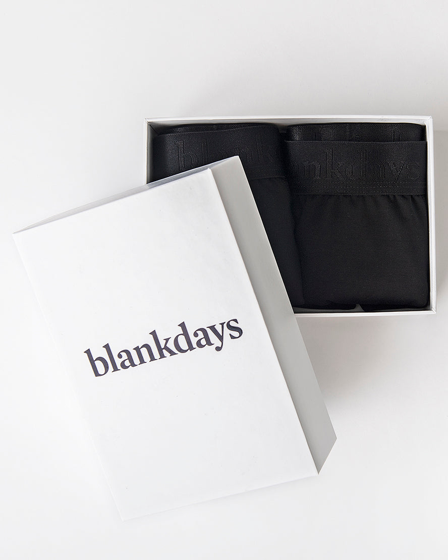 TENCEL™ BOXER SHORTS BLACK 2- PACK