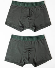Load image into Gallery viewer, TENCEL™ BOXER SHORTS DARK OLIVE 2- PACK
