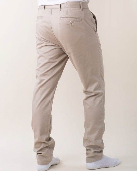 CHINOS DESERT BEIGE- LONG