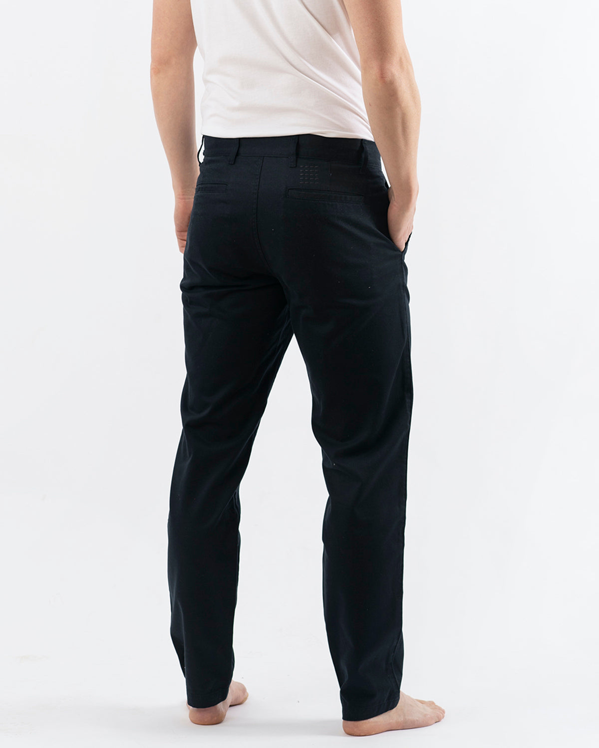CHINOS MÖRK MARINBLÅ - KORT