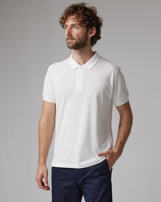 POLO PIQUE WHITE
