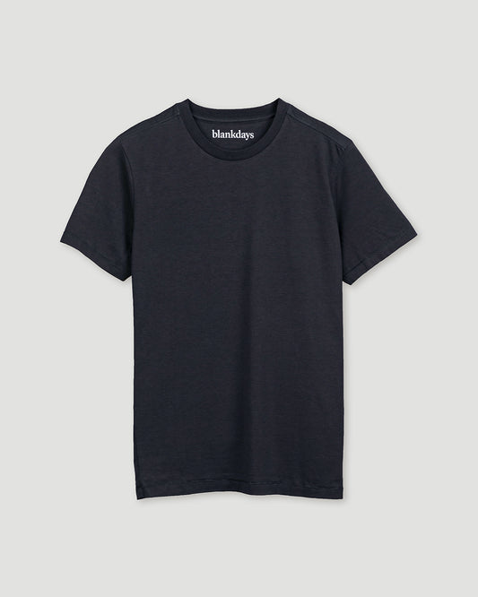 LYXIG T-SHIRT MÖRK MARINBLÅ