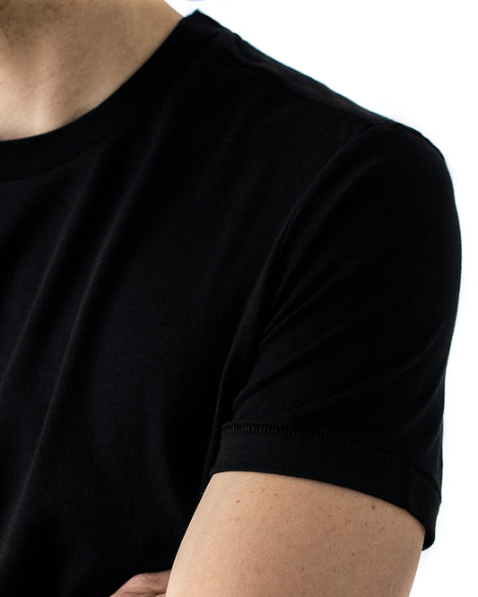 TENCEL T-SHIRT BLACK