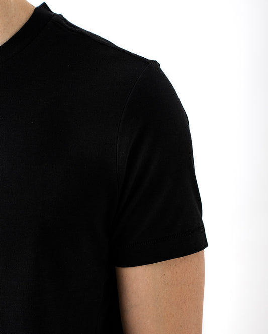 TENCEL T-SHIRT BLACK